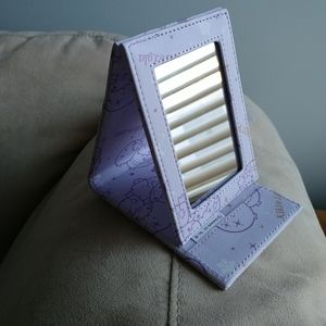 Sanrio Little Twin Stars faux leather folding mirror